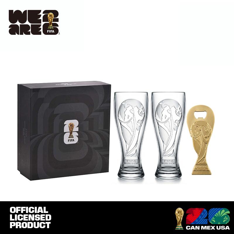 Limited Edition Ultimate Official World Cup 2026 Glass Mugs