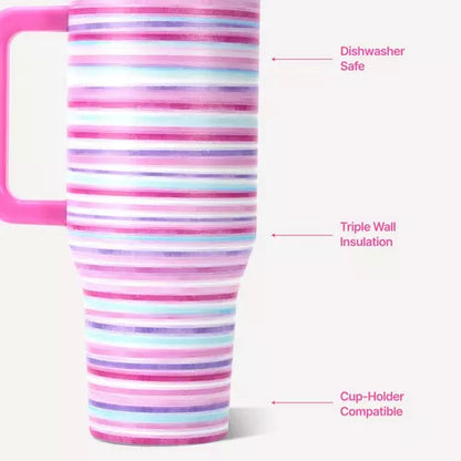 Troovy Summer Striped 32oz Hydration Jug