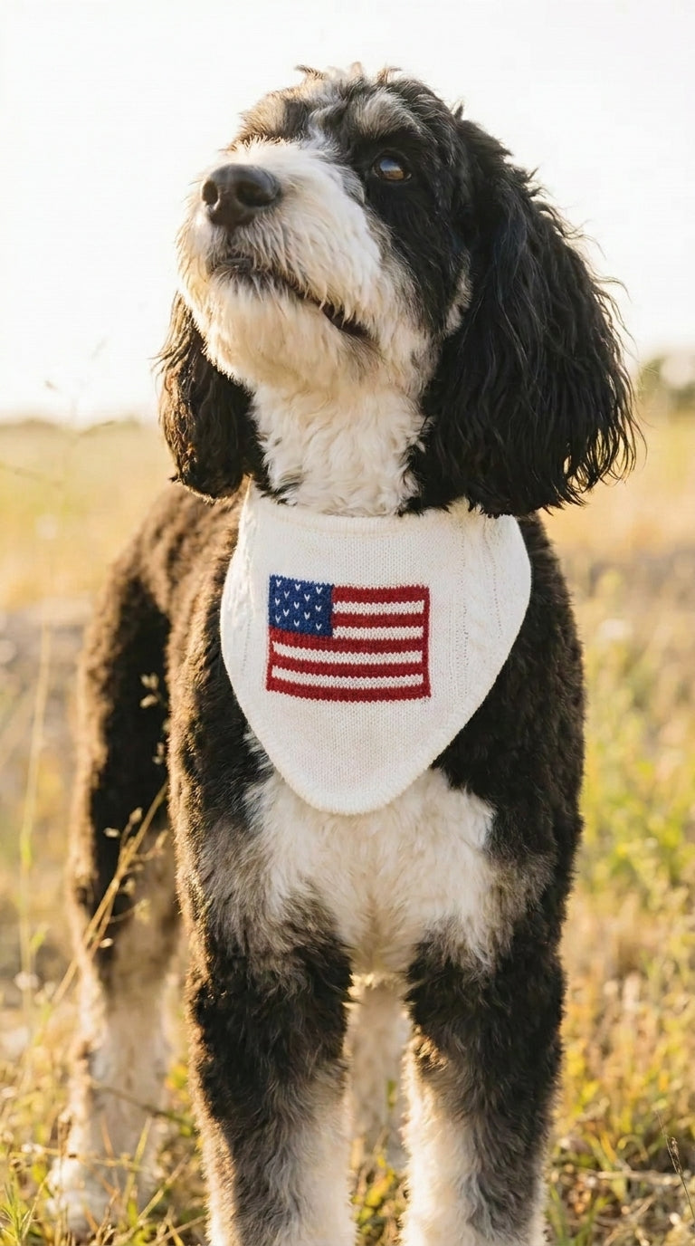 Troovy Special Edition Patriotic Dog Bandana